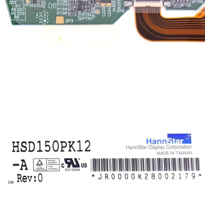 CCFL प्रकाश स्रोत एलसीडी लैपटॉप स्क्रीन HannStar के लिए 262K रंग प्रदर्शित करता है