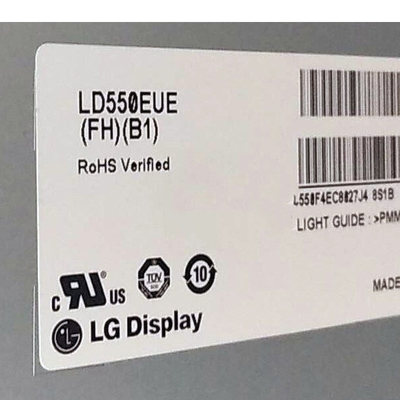 LVDS LD550EUE-FHB1 एलसीडी पैनल 55 इंच एलसीडी डिजिटल साइनेज के लिए
