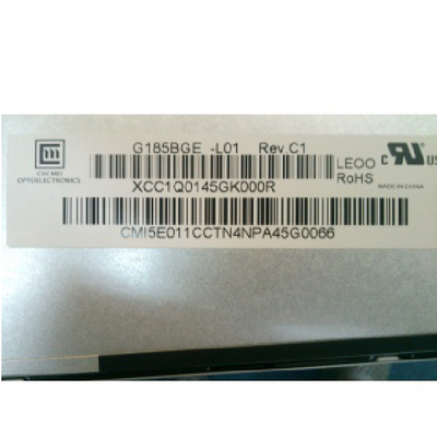 18.5 इंच G185BGE-L01 औद्योगिक एलसीडी पैनल डिस्प्ले 1366 × 768