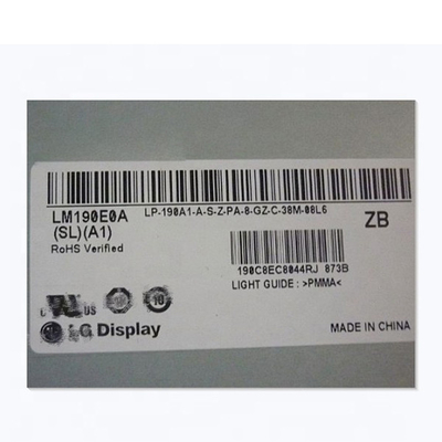मूल 19.0 इंच LM190E0A-SLA1 LM190E0A (SL) (A1) एलसीडी डिस्प्ले स्क्रीन
