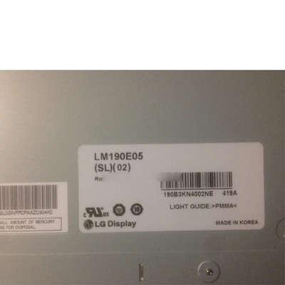 LG LM190E05-SL02 LVDS tft LCD मॉनिटर के लिए 19.0 इंच