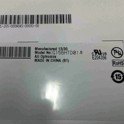 AUO 15.6 "औद्योगिक एलसीडी स्क्रीन G156HTD01.0 1920x1080 FHD 141PPI 40 पिन कनेक्टर