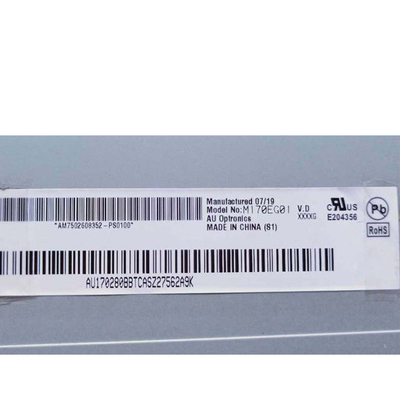 AUO M170EG01 VD डेस्कटॉप एलसीडी मॉनिटर RGB 1280×1024 SXGA 96PPI