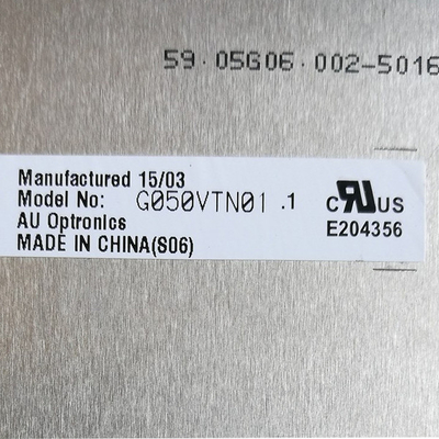 5.0 इंच 800 (आरजीबी) × 480 एलसीडी डिस्प्ले स्क्रीन पैनल G050VTN01.1 . के लिए