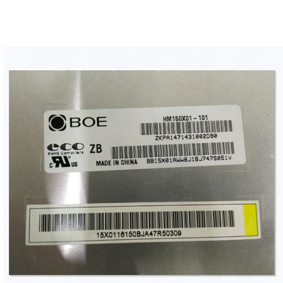 औद्योगिक उत्पादों के लिए HM150X01-101 15 इंच एलसीडी मॉड्यूल 1024 × 768 XGA 85PPI