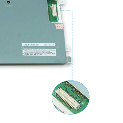 LQ064V3DG01 एलसीडी स्क्रीन पैनल 6.4 इंच 640 × 480 औद्योगिक मशीनों के लिए