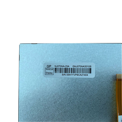 NJ070NA-23A Innolux 7 इंच TFT LCD स्क्रीन 1024*600 LVDS केबल और एलसीडी पैनल के लिए कंट्रोलर बोर्ड के साथ