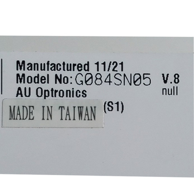 G084SN05 V.8 8.4 इंच एलसीडी मॉड्यूल 800 * 600 औद्योगिक उत्पादों पर लागू
