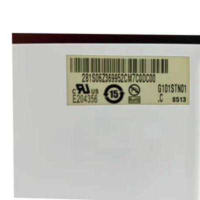 G101STN01.C 1024 * 600 औद्योगिक अनुप्रयोग के लिए LVDS एलसीडी पैनल स्क्रीन के साथ डिस्प्ले: