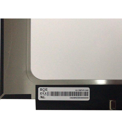 बीओई 15.6 "लैपटॉप एलसीडी स्क्रीन NV156FHM-N4K RGB 1920 × 1080 RGB वर्टिकल स्ट्राइप 141PPI
