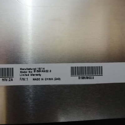 AUO वर्टिकल स्ट्राइप 15.6 इंच LCD पेन B156HAN02.0 1920*1080