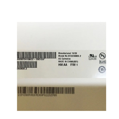 AUO वर्टिकल स्ट्राइप 15.6 इंच LCD पेन B156HAN06.2 HWAA 1920*1080 141PPI