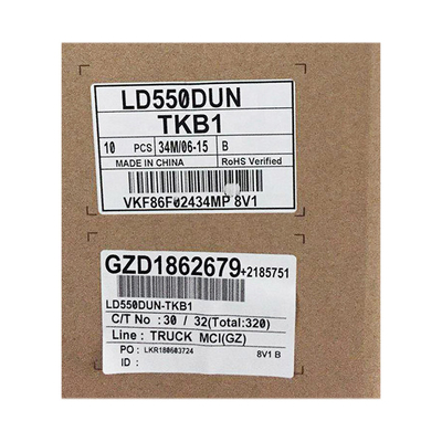 LD550DUN-TKB1 IPS LCD डिस्प्ले 55.0 इंच 500nit 1920*1080 3.8mm DID LCD वीडियो वॉल