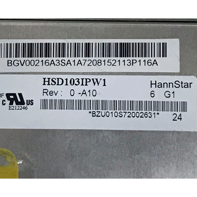 10.3 इंच 1280x480 HSD103IPW1-A10 एलसीडी मॉनिटर टच स्क्रीन डिस्प्ले