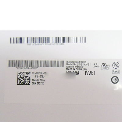 B101AW01 V2 HW5A 1024*576 40 पिन LCD डिस्प्ले TFT मॉड्यूल