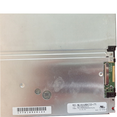 इंडस्ट्रियल के लिए 10.4 इंच WLED 640*480 20 पिन LVDS TFT LCD स्क्रीन डिस्प्ले NL6448BC33-71