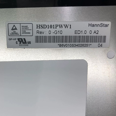 HannStar 10.1 इंच एलसीडी डिस्प्ले पैनल 1280*800 LVDS HSD101PWW1-G10 एलसीडी स्क्रीन मॉड्यूल