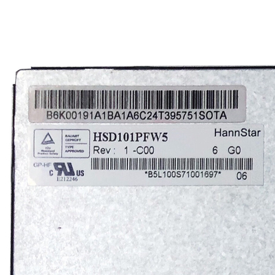 Hannstar HSD101PFW5-C00 LVDS 1024*600 10.1 इंच IPS TFT LCD मॉड्यूल स्क्रीन