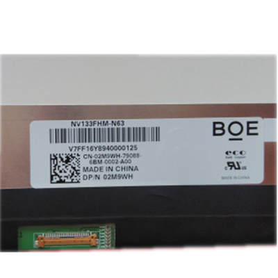BOE NV133FHM-N63 1920x1080 FHD IPS पैनल 13.3 इंच स्लिम एलईडी लैपटॉप स्क्रीन