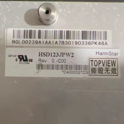 ऑटोमोटिव डिस्प्ले के लिए HSD123JPW2-C00 12.3 इंच टीएफटी एलसीडी स्क्रीन 1920*720 एलसीडी डिस्प्ले