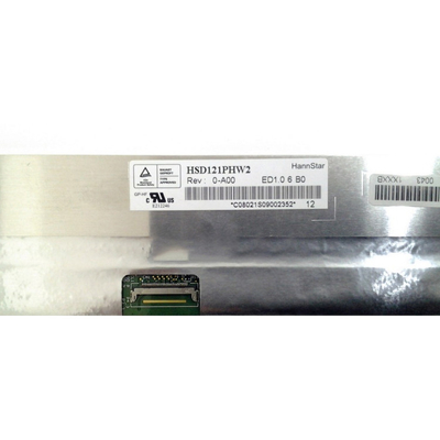 HSD121PHW2-A00 HannStar 12.1 इंच 1366*768 लैपटॉप के लिए एलसीडी स्क्रीन डिस्प्ले