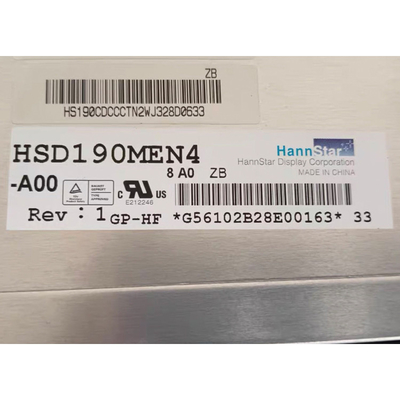 19.0 इंच एलसीडी डिस्प्ले मॉड्यूल HSD190MEN4-A00 TFT एलसीडी स्क्रीन मॉड्यूल