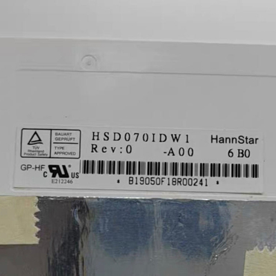 मूल HannStar 7.0 इंच 800*480 एलसीडी स्क्रीन डिस्प्ले पैनल HSD070IDW1-A00