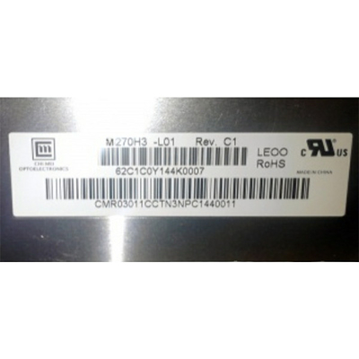 27डेस्कटॉप मॉनिटर के लिए.0 इंच एलसीडी स्क्रीन डिस्प्ले पैनल M270H3-L01