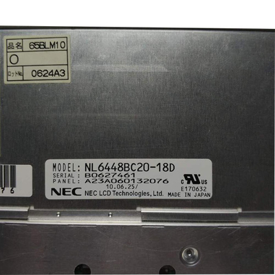 NL6448BC20-18D 6.5 इंच 640*480 60Hz कनेक्टर एलसीडी डिस्प्ले मॉड्यूल