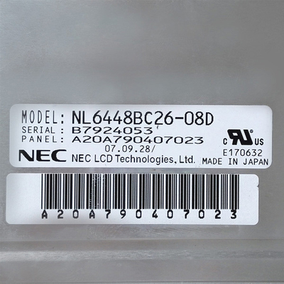NEC NL6448BC26-08D 640*480 8.4 इंच 262K स्क्रीन एलसीडी डिस्प्ले के लिए