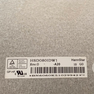 HSD080IDW1-A20 एलसीडी डिस्प्ले स्क्रीन 8.0 इंच 800*480 एलसीडी पैनल मॉड्यूल
