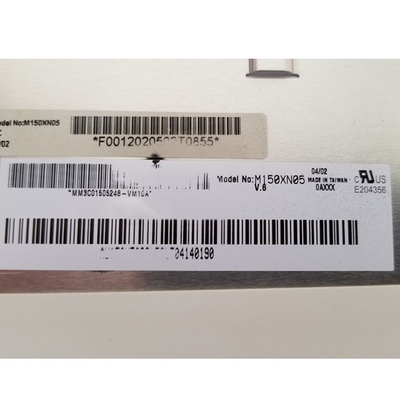 75 पिन कनेक्टर नई M150XN05 V6 15.0 इंच TFT एलसीडी स्क्रीन