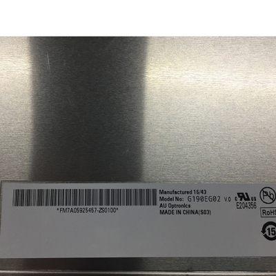 नई ओरिजिन G190EG02 V0 19.0 इंच एलसीडी औद्योगिक स्क्रीन