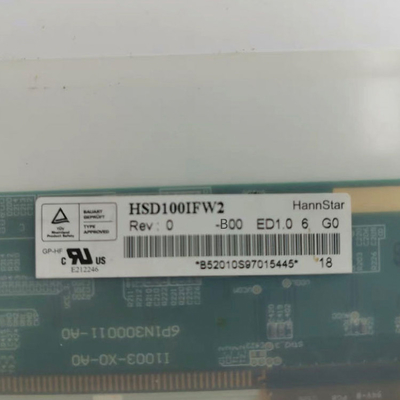 HSD100IFW2-B00 HannStar 10.1 इंच एलसीडी पैनल 1024*600 एलसीडी स्क्रीन