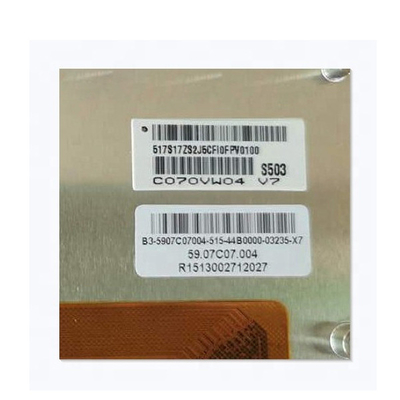 गर्म बिक्री C070VW04 V7 7.0 इंच 133PPI 50 पिन एलसीडी डिस्प्ले