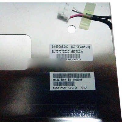 AUO C070FW03 V0 7.0 इंच 30 पिन TFT एलसीडी स्क्रीन के लिए