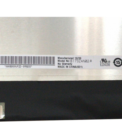 17.3 इंच a-Si TFT-LCD B173ZAN02.0 255PPI एलसीडी स्क्रीन