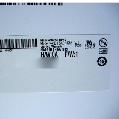 AUO के लिए नई 15.6 इंच B156XW03 V1 एलसीडी स्क्रीन