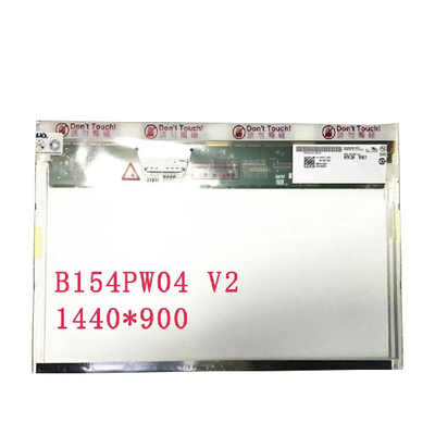B154PW04 V2 आकार 15.4 इंच एलईडी ड्राइवर एलसीडी डिस्प्ले के साथ