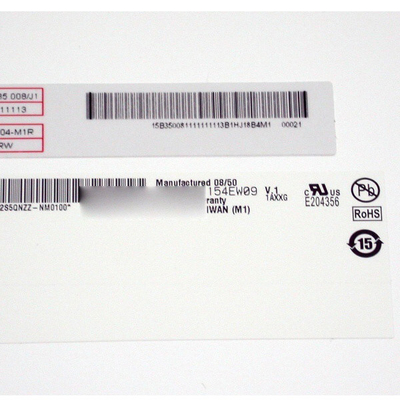 आरजीबी 1280*800 आकार 15.4 इंच B154EW09 V1 tft एलसीडी स्क्रीन