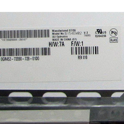 मूल B154EW02 V3 15.4 इंच 30 पिन एलवीडीएस एलसीडी स्क्रीन