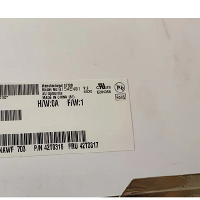 B154EW01 V0 15.4 इंच 1280*800 98PPI एलसीडी डिस्प्ले