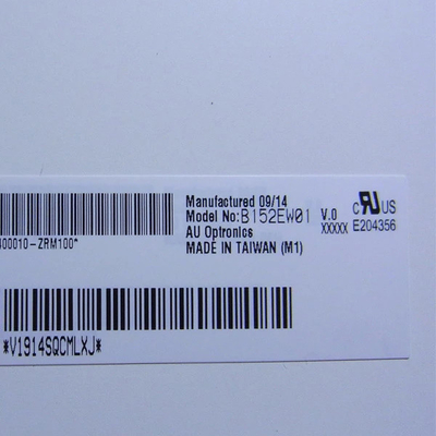 B152EW01 15.2 इंच 1280*854 एलसीडी डिस्प्ले एलवीडीएस