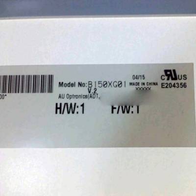 B150XG01 V2 15.0 इंच 1024*768 एलसीडी डिस्प्ले टीएफटी-एलसीडी स्क्रीन
