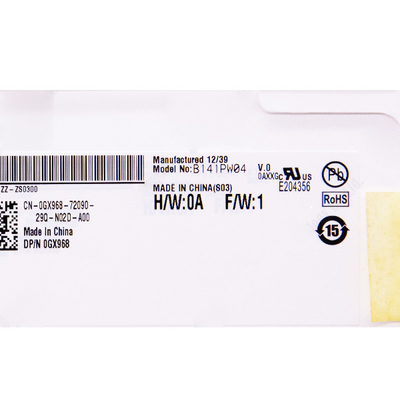 B141PW04 V1 HW0A 14.1 इंच 1440*900 TFT-LCD स्क्रीन एलसीडी डिस्प्ले