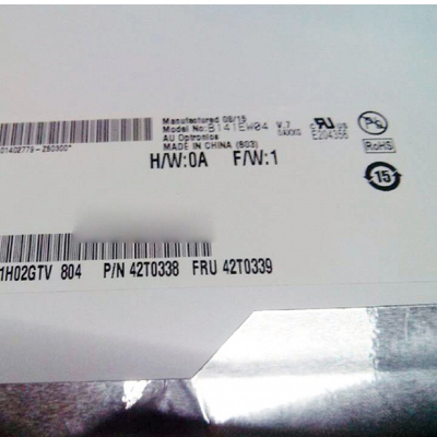 B141EW04 V7 14.1 इंच 1280*800 एलसीडी डिस्प्ले TFT-LCD स्क्रीन