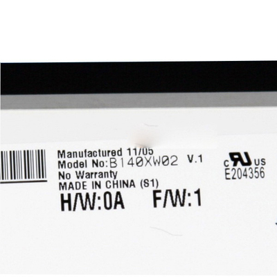 B140XW02 V1 14.0 इंच 1366*768 TFT-LCD स्क्रीन एलसीडी डिस्प्ले