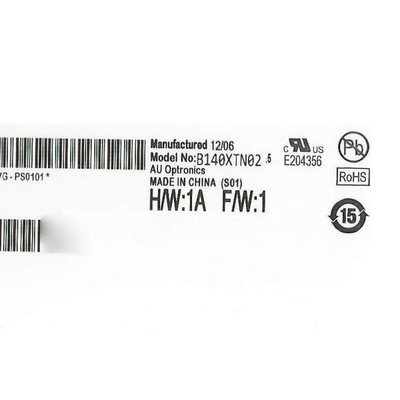 B140XTN02.5 HW1A 14.0 इंच 1366*768 लैपटॉप के लिए TFT-LCD स्क्रीन
