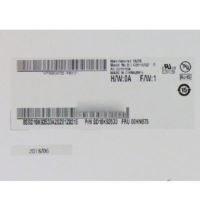 B140HAN01.8 AUO के लिए 14.0 इंच 1920*1080 एलसीडी स्क्रीन डिस्प्ले