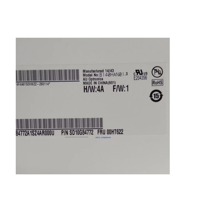 B140HAN01.3 लैपटॉप के लिए 14.0 इंच 1920*1080 एलसीडी स्क्रीन डिस्प्ले